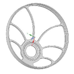 Falcon X50 6" Eccentric Wheel Image